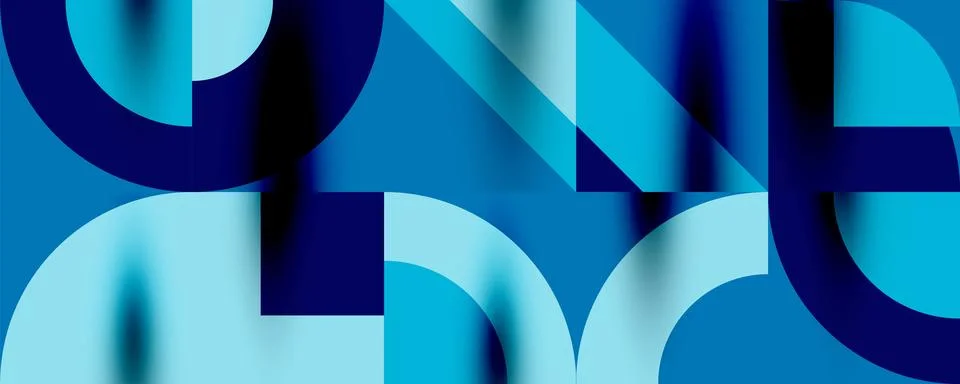Neo memphis geometric pattern with circles, squares. Pop art abstract background イラスト素材