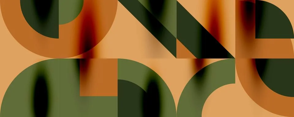 Neo memphis geometric pattern with circles, squares. Pop art abstract background Illustrazione stock
