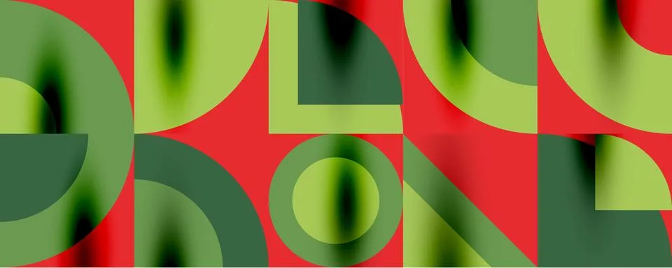 Neo memphis geometric pattern with circles, squares. Pop art abstract background 스톡 일러스트