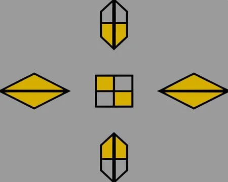 Neo Minimalist Geometric Pattern for Textile and Pattern Design 스톡 일러스트