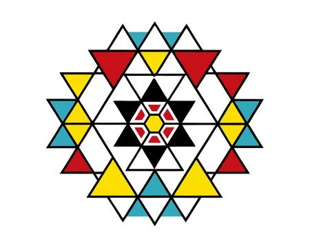 Neo Minimalist Geometric Pattern for Textile and Pattern Design Illustrazione stock