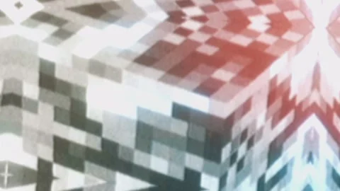 Neo Retro Aesthetic Glitch Loop Stock Footage 322597182