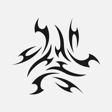 Neo tribal element. Illustrazione stock
