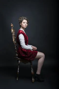 Neo-Victorian model Stock Photos