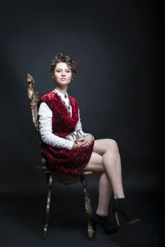 Neo-Victorian model Stock Photos