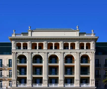 Neoclassical facade Foto stock