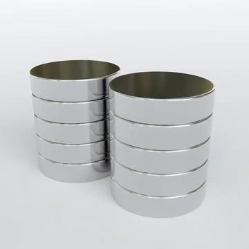 Neodymium magnet Stock Illustration