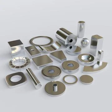 Neodymium magnet Stock Illustration