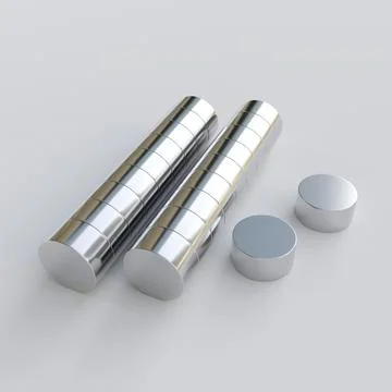 Neodymium magnet Stock Illustration