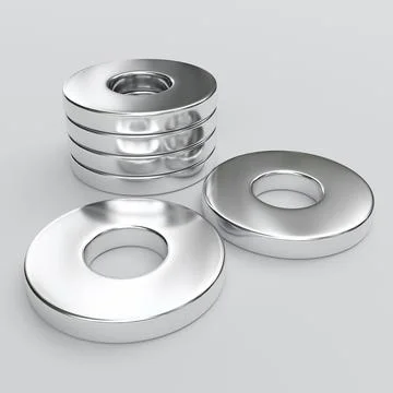 Neodymium magnet Stock Illustration