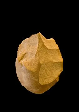 Neolithic biface 스톡 사진