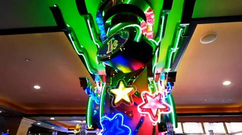 Neon 1 Cent Sign 库存影片 38490423