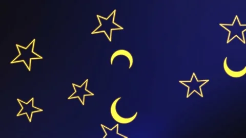 Neon 3D Flying Midnight Gradient sign 4K Looped Background Animation Stock Footage 156481344