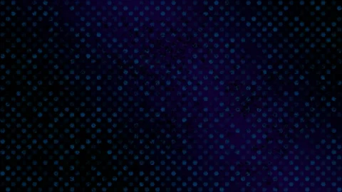 Neon 4K abstract graphic loopable video with slow ignited spotted blue hexagons Stock Footage 278597555