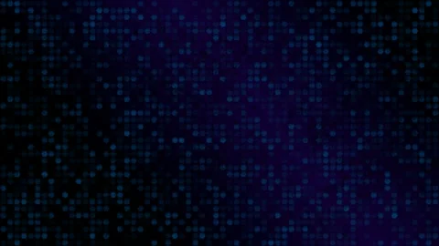 Neon 4K abstract graphic loopable video with slow shimmering blue hexagons Stock Footage 278597565