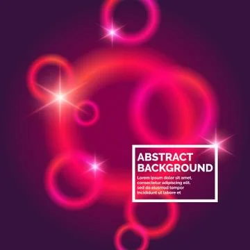 Neon abstract background. Stock Illustration