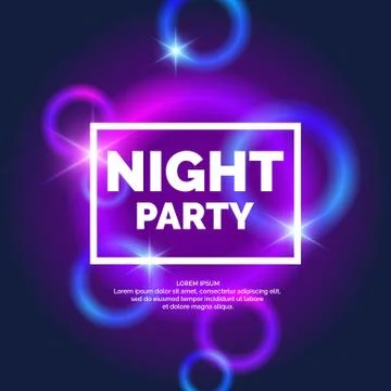 Neon abstract background. Stock Illustration