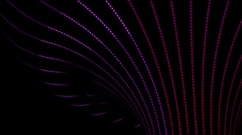 Neon abstract background of lines and bokeh Stock Footage 55399168