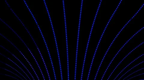 Neon abstract background of lines and bokeh Stock Footage 55399348