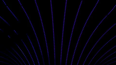 Neon abstract background of lines and bokeh Stock Footage 55399465