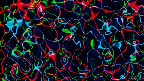 Neon Abstract Background Red and Green alpha channel Stock Footage 319421015