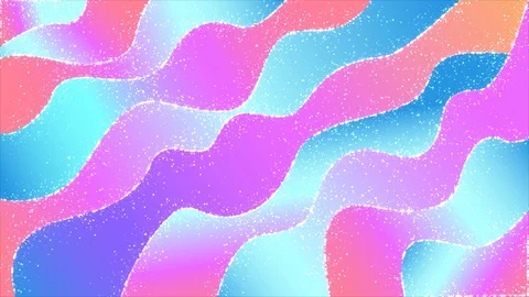 Neon abstract background wave particles Stock Footage 107829582