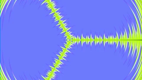 Neon abstract blue liquid wave animation revealing dynamic data connection fl Stock Footage 333442612