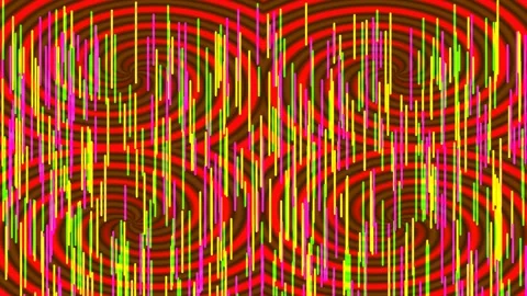 Neon abstract data analytics display with energetic digital wave pattern ba.. Stock Footage 336772258