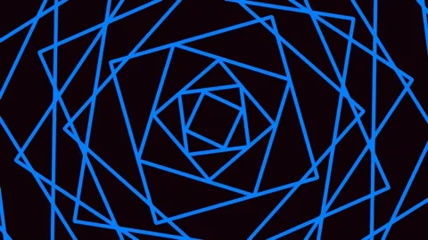 Neon abstract geometric background with glowing digital lines network patte.. Stock Footage 340379066