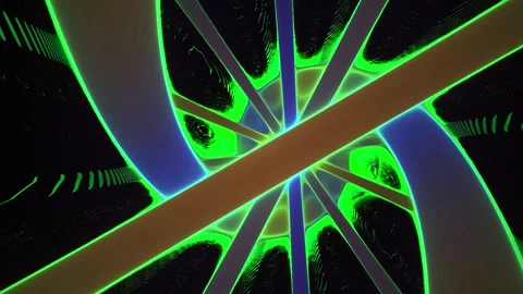 Neon Abstract Green Motion Pattern Dynamic Background for Vibrant Visual Pr.. Stock Footage 343735546