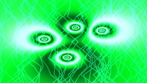Neon abstract green technology background pattern with luminous data flow Stock Footage 339790431