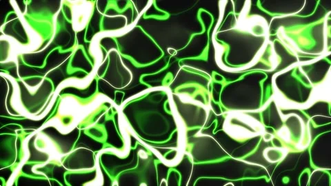 Neon abstract organic shape background. Seamless looping video Stock Footage 232987875