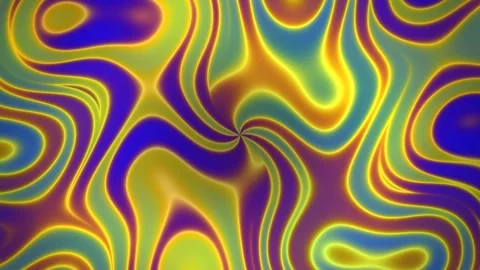 Neon Abstract Swirling Pattern Seamless Loop Stock Footage 340583021