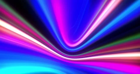 Neon Abstract Twisted Gradient Animation Background. Holographic twisted pi.. Video stock 226613442