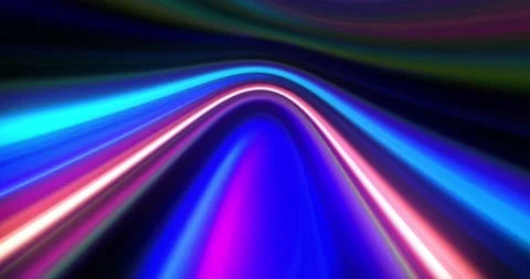 Neon Abstract Twisted Gradient Animation Background. Holographic twisted pi.. Video stock 226614003