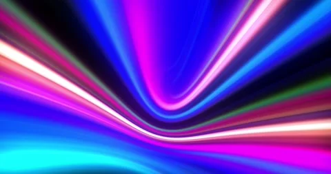 Neon Abstract Twisted Gradient Animation Background. Holographic twisted pi.. Vídeos de archivo 226614091