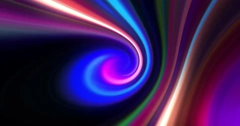 Neon Abstract Twisted Gradient Animation Background. Holographic twisted pi.. Video stock 226614174