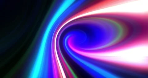 Neon Abstract Twisted Gradient Animation Background. Holographic twisted pi.. Vídeos de archivo 226614207