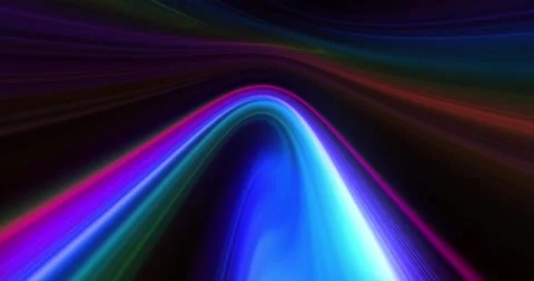 Neon Abstract Twisted Gradient Animation Background. Holographic twisted pi.. Vídeos de archivo 226615559