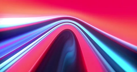 Neon Abstract Twisted Gradient Animation Background. Holographic twisted re.. Vídeos de archivo 226617554