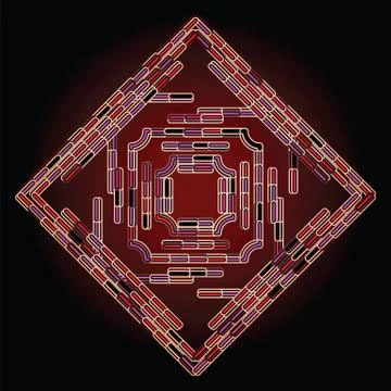 Neon abstract vector Stock Illustration