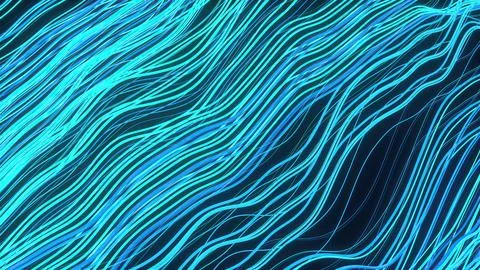 Neon abstract waves lines Stockillustratie