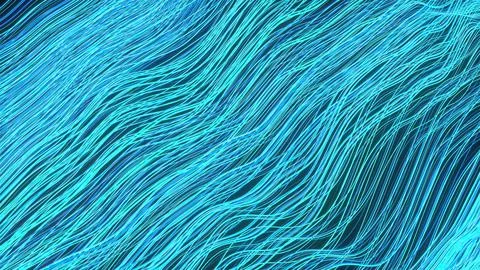 Neon abstract waves lines Stock Illustration