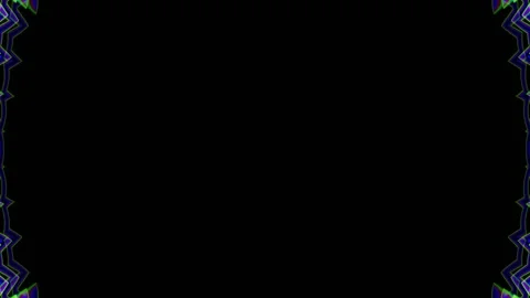 Neon abstraction patterns of rays and lines. Colored multi-layered ornaments for Stock Footage 247001220