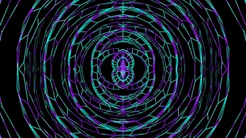 Neon animated looping background for VJ Stock Footage 205088669