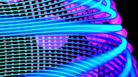 Neon Animation Video stock 10869301