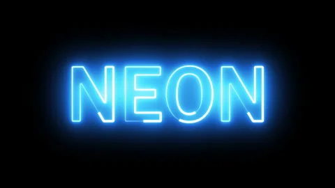 Neon animation. Stock Footage 218663801
