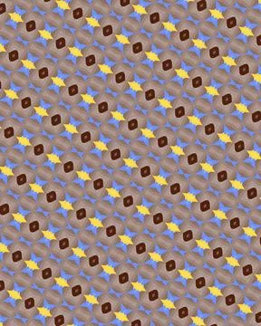 Neon arcade sky minimalist repeatable contour surface pattern in laser yellow, c Stockillustratie