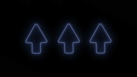 Neon Arrow 2 Video stock 169208078