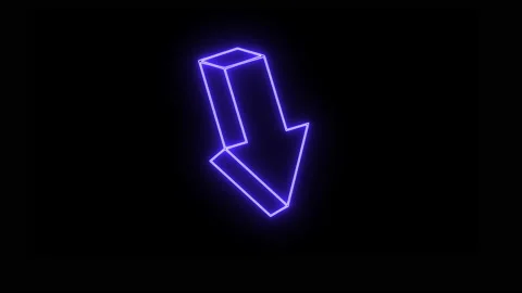 Neon Arrow Stock Footage 171193163